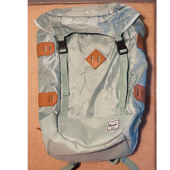 Bags Herschel Colo Backpack Laptop Bag Discontinued Model Green Black White Poshmark